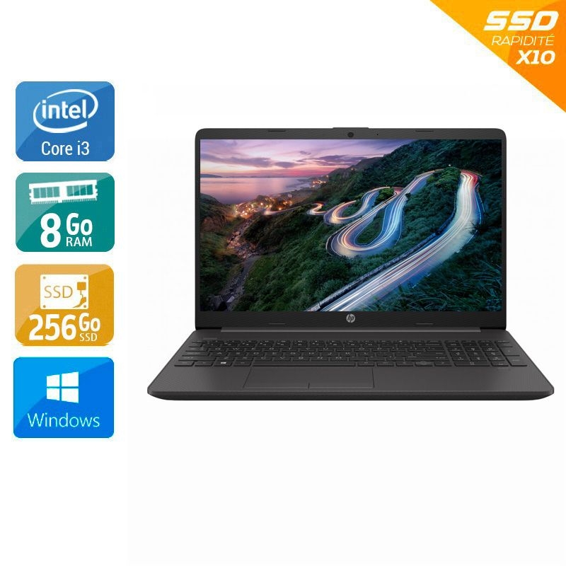 HP 250 G8 15,6" i3 Gen 10 - 8Go RAM 256Go SSD Windows 11