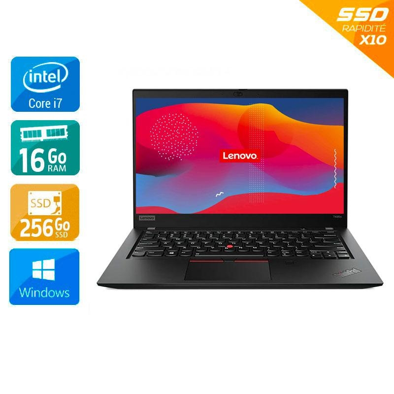 Lenovo ThinkPad T490 14" i7 Gen 8 - 16Go RAM 256Go SSD Windows 11