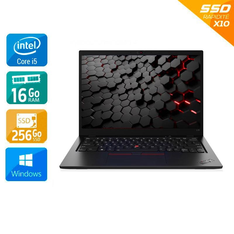 Lenovo ThinkPad L13 Gen 3 13,2'' i5 Gen 12 - 8Go RAM 256Go SSD Windows 11 - Etat du Produit : Bon état  Bon étatOccasion certifiée reconditionnée