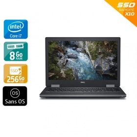Dell Precision 7530 15,6" i7 Gen 8 - 8Go RAM 256Go SSD Sans Os