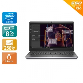 Dell Precision 7550 15,5" i7 Gen 10 - 8Go RAM 256Go SSD Linux