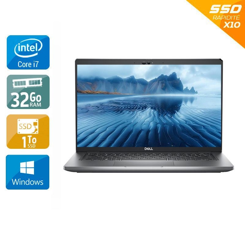 Dell Latitude 5430 14" i7 Gen 12 - 32Go RAM 1To SSD Windows 11