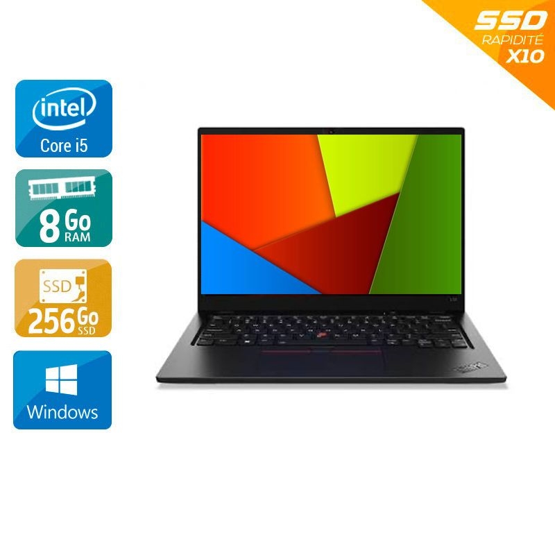 Lenovo ThinkPad L13 Gen 1 13,3'' i5 Gen 10 - 8Go RAM 256Go SSD Windows 11 Pro - Etat du Produit : État correct État correctOccasion certifiée reconditionnée