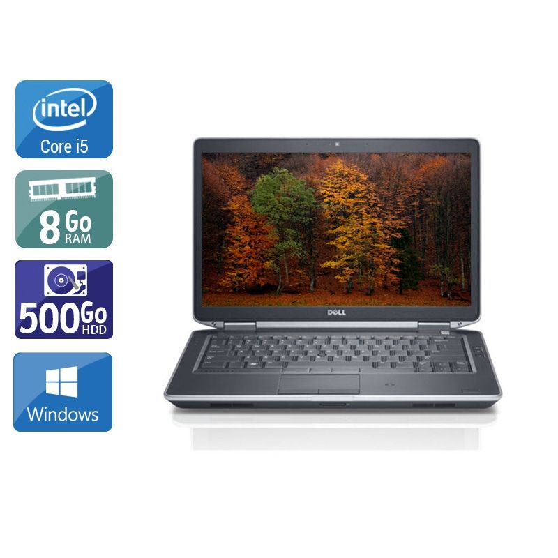 Dell Latitude E5430 i5 8Go RAM 500Go HDD Windows 10