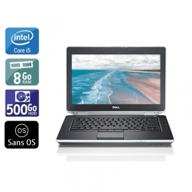 Dell Latitude E6420 i5 8Go RAM 500Go HDD Sans OS