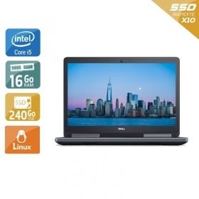Dell Précision 7510 i5 16Go RAM 240Go SSD Linux